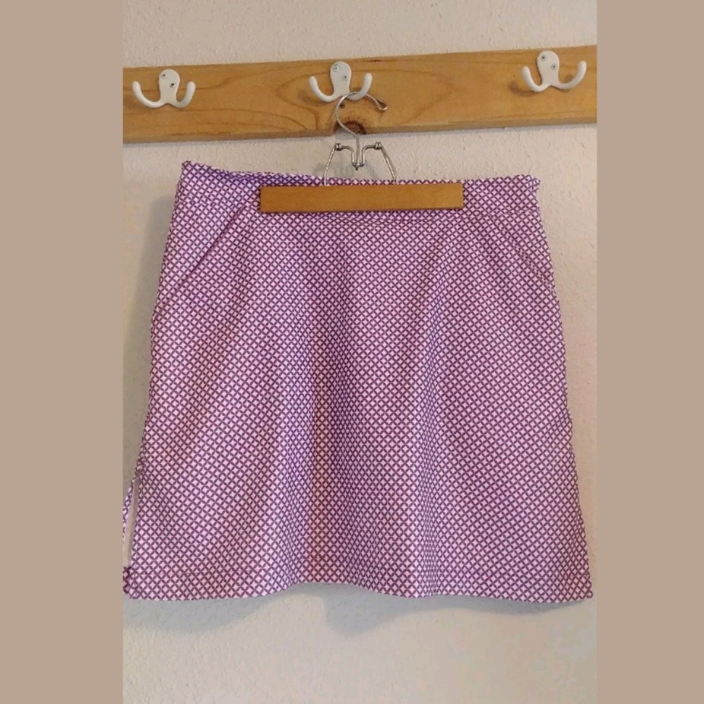 Lopez Purple Graphic Womens Tennis Skirt